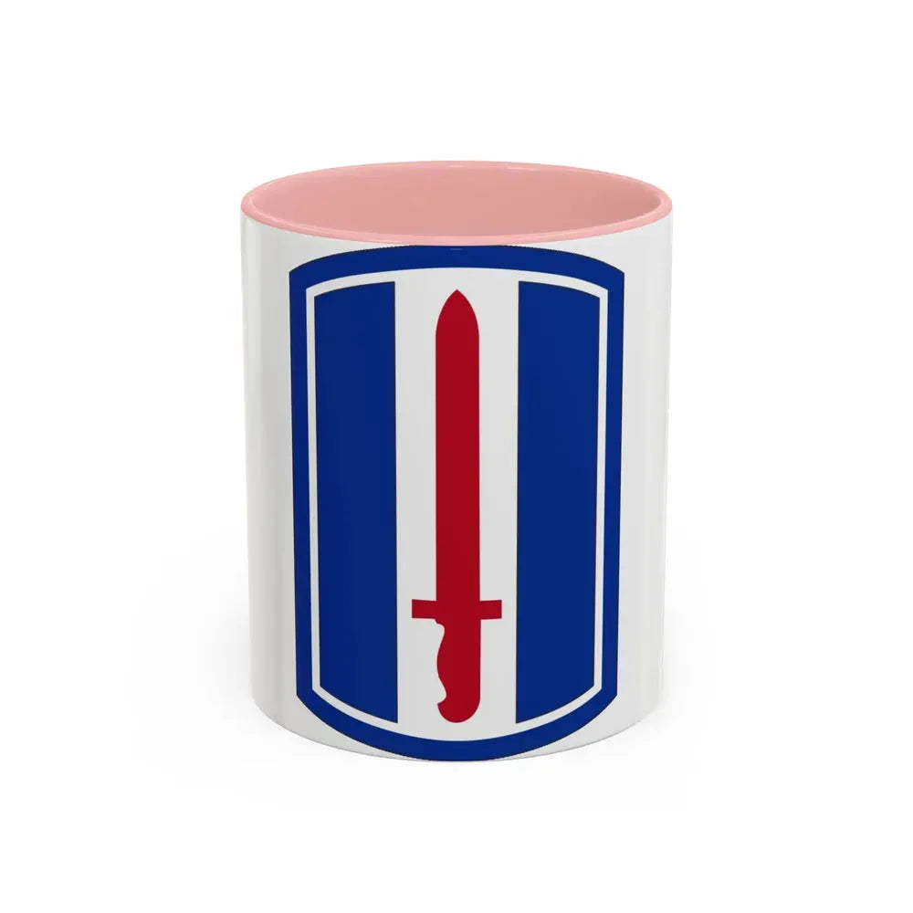 193D INFANTRY BRIGADE (U.S. Army) Accent Coffee Mug 11oz Pink - Go Mug Yourself