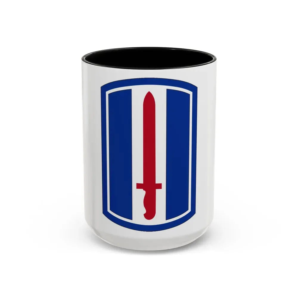 193D INFANTRY BRIGADE (U.S. Army) Accent Coffee Mug 15oz Black - Go Mug Yourself