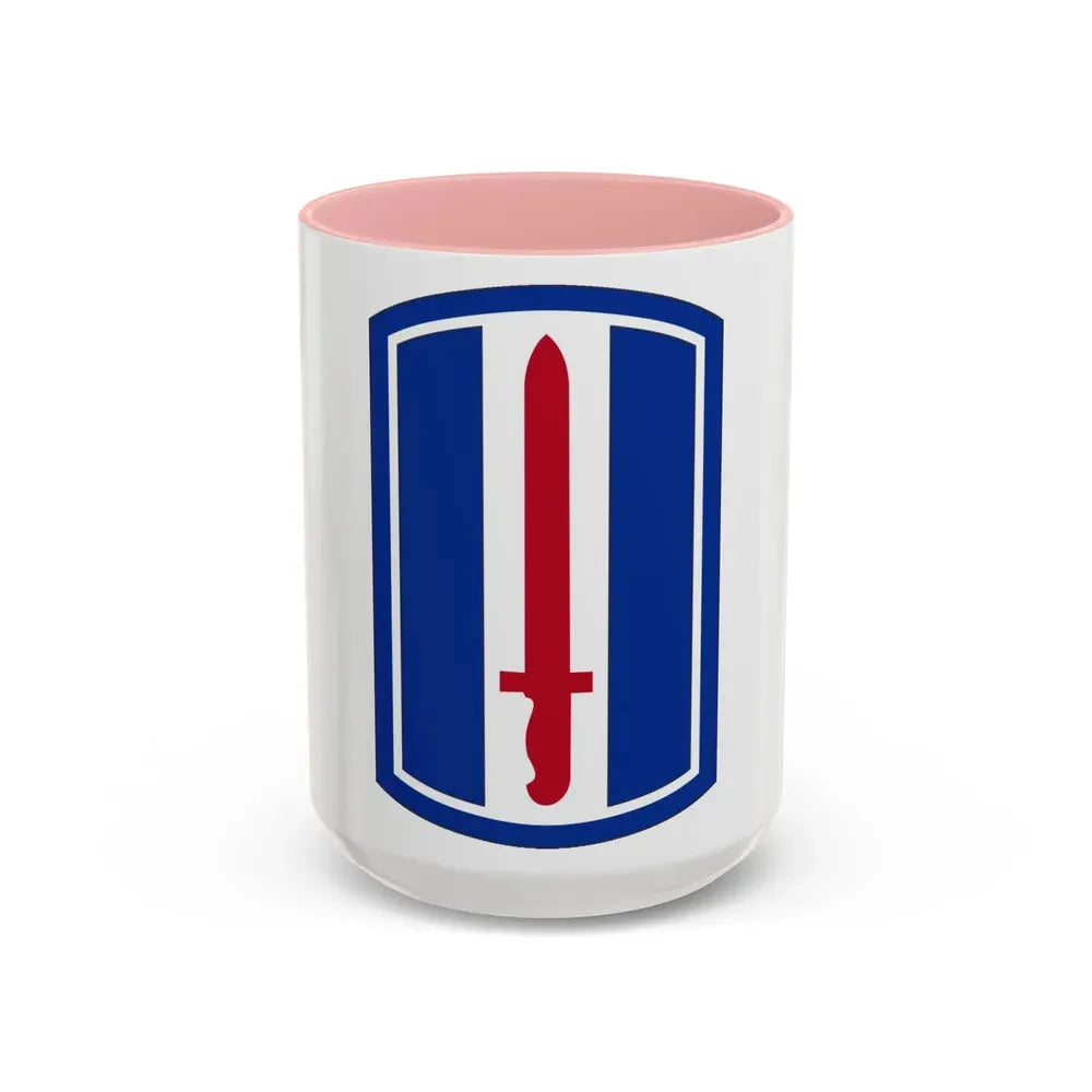 193D INFANTRY BRIGADE (U.S. Army) Accent Coffee Mug 15oz Pink - Go Mug Yourself