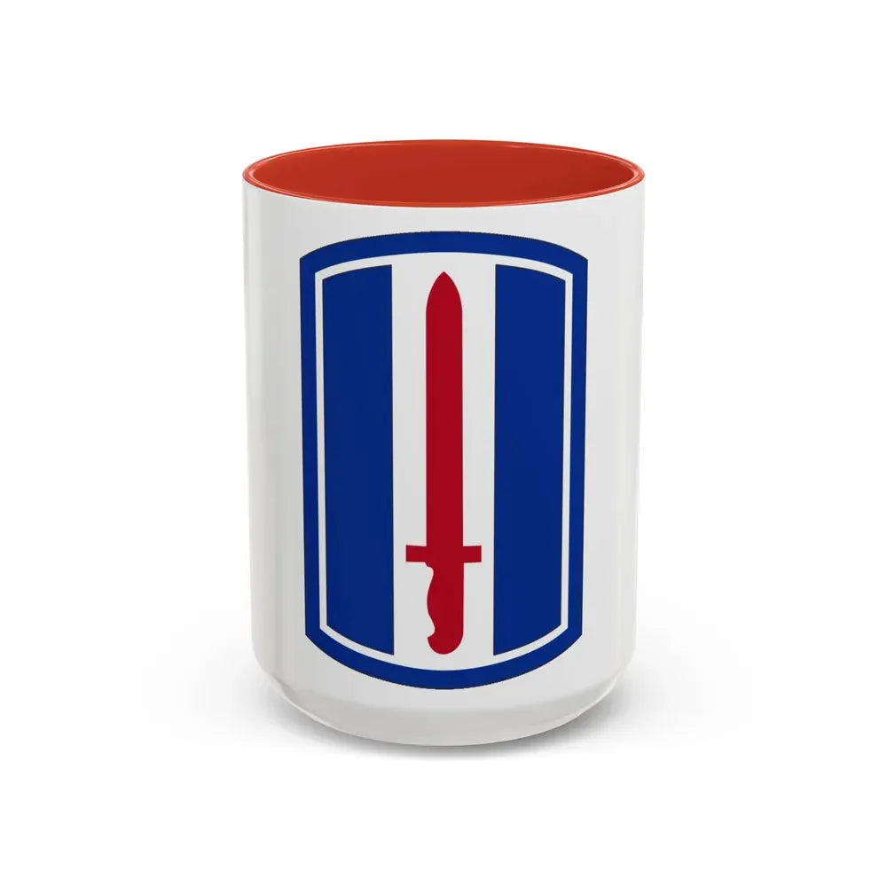 193D INFANTRY BRIGADE (U.S. Army) Accent Coffee Mug 15oz Red - Go Mug Yourself