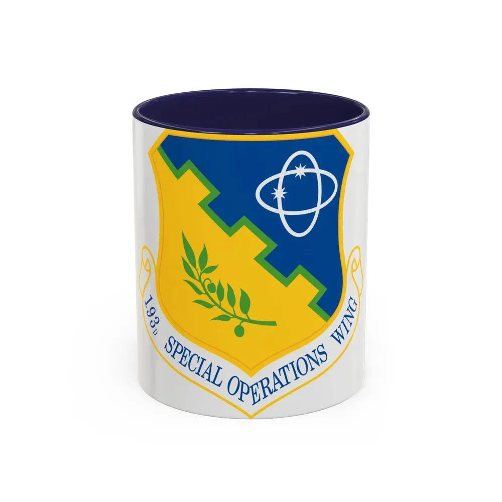 193rd Special Operations Wing (U.S. Air Force) Accent Coffee Mug 11oz Navy - Go Mug Yourself