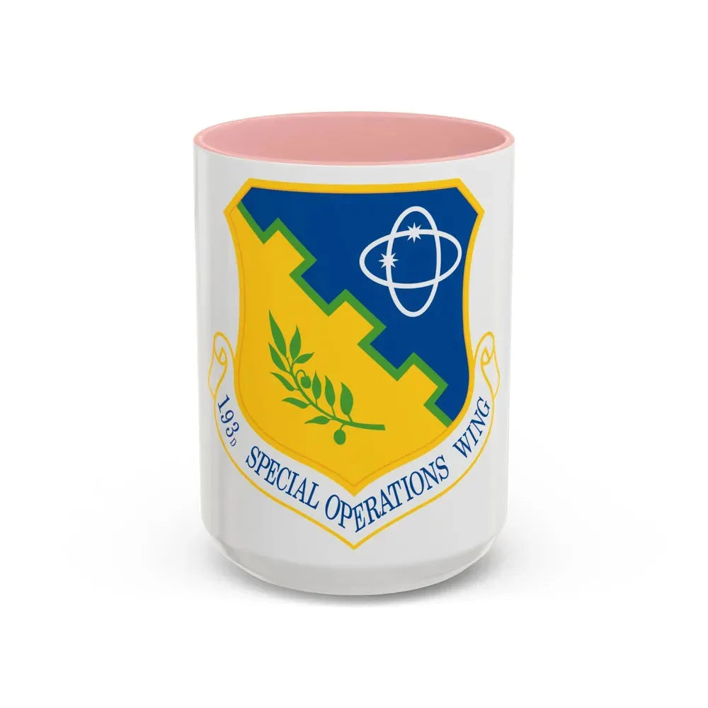 193rd Special Operations Wing (U.S. Air Force) Accent Coffee Mug 15oz Pink - Go Mug Yourself