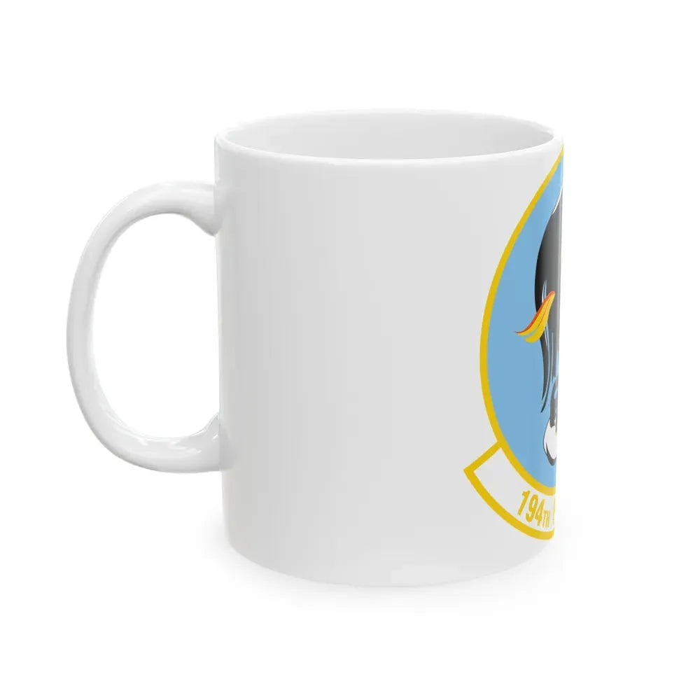 194 Fighter Squadron (U.S. Air Force) White Coffee Mug - Go Mug Yourself