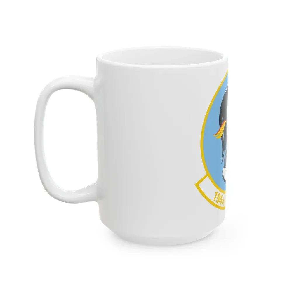 194 Fighter Squadron (U.S. Air Force) White Coffee Mug - Go Mug Yourself