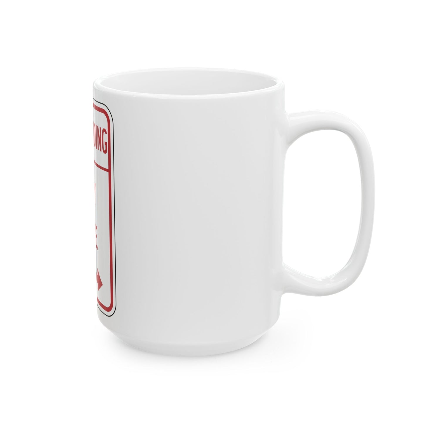 NYSDOT NYP1-5 (New York) (Road Sign) White Coffee Mug
