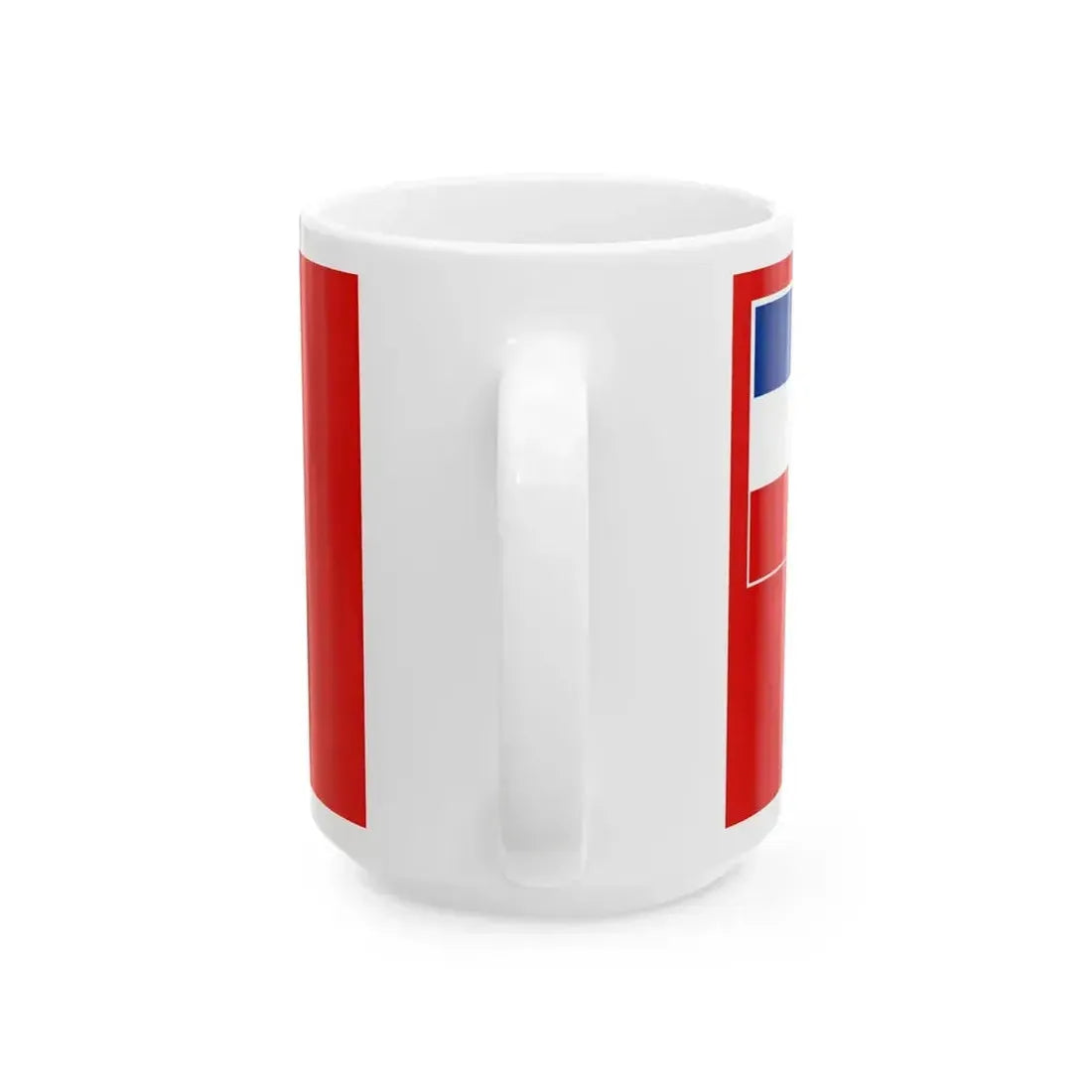 1947 Proposed Flag of the Peoples Republic of Bosnia and Herzegovina (Bosnia and Herzegovina) White Coffee Mug - Go Mug Yourself