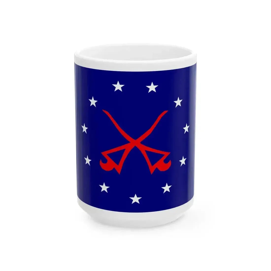 1949 Malaya Flag Proposal 1 (Malaysia) White Coffee Mug 15oz - Go Mug Yourself