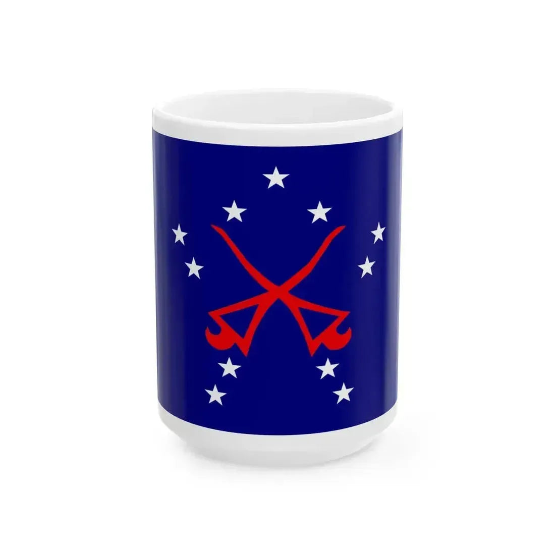1949 Malaya Flag Proposal 2 (Malaysia) White Coffee Mug 15oz - Go Mug Yourself