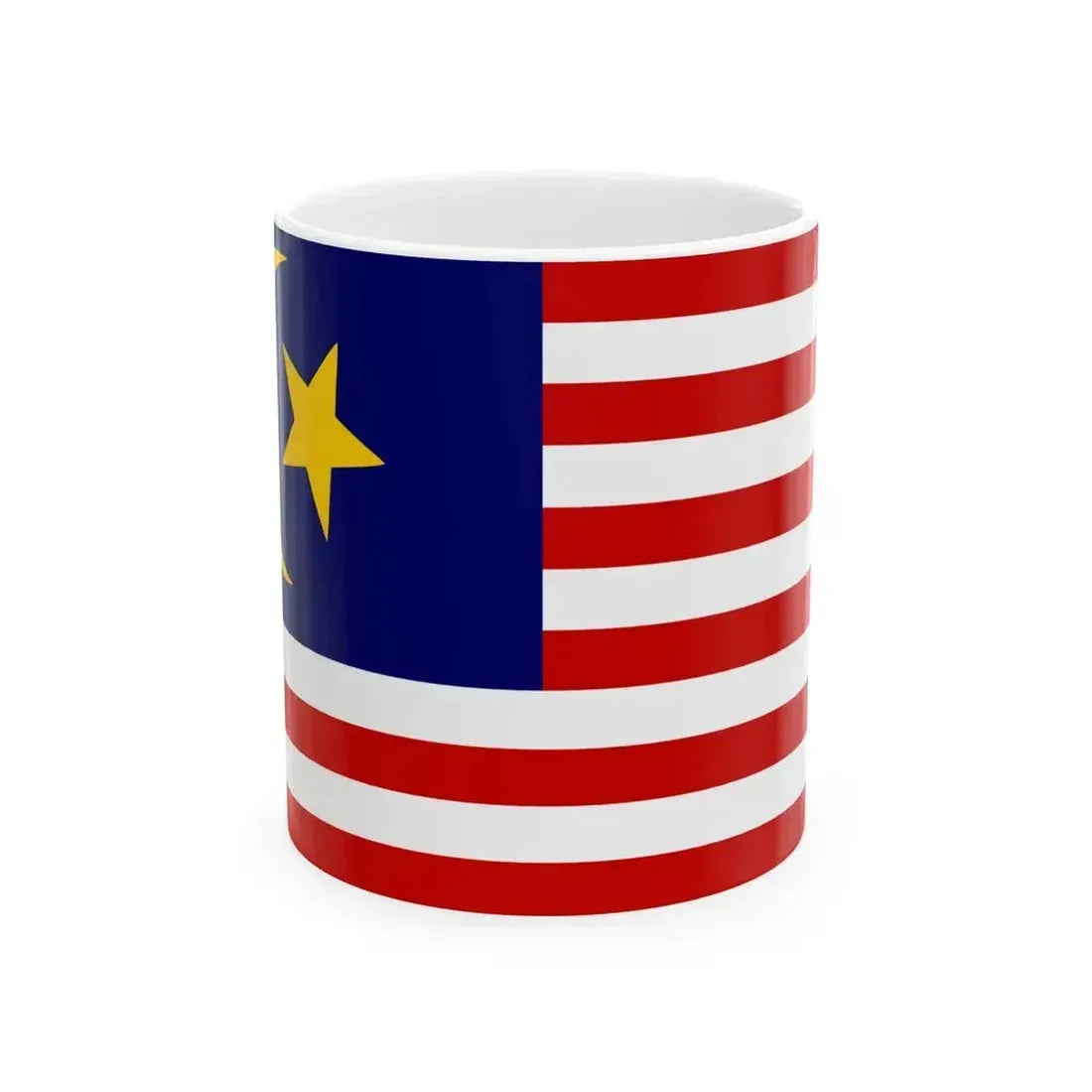 1949 Malaya Flag Proposal 3 (Malaysia) White Coffee Mug 11oz - Go Mug Yourself