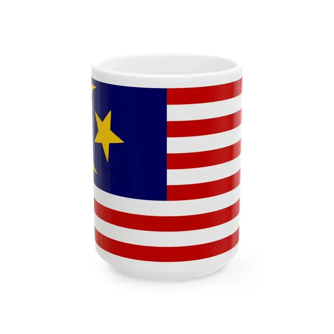 1949 Malaya Flag Proposal 3 (Malaysia) White Coffee Mug 15oz - Go Mug Yourself