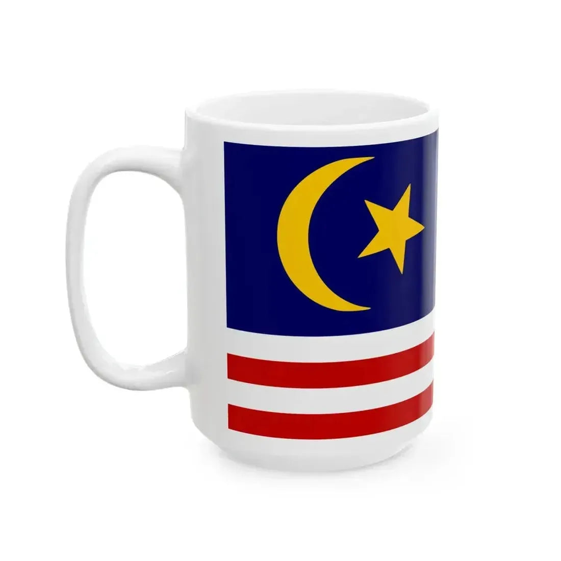 1949 Malaya Flag Proposal 3 (Malaysia) White Coffee Mug - Go Mug Yourself