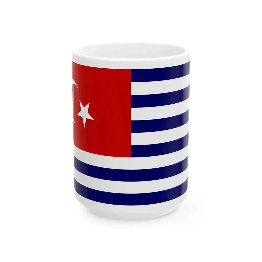 1949 Malaya Flag Proposal 3-new (Malaysia) White Coffee Mug 15oz - Go Mug Yourself
