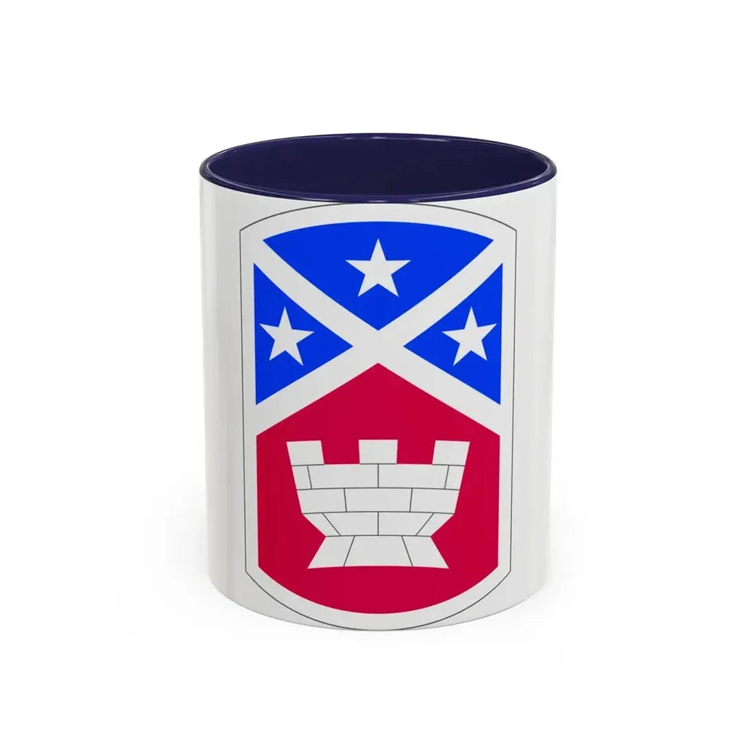 194th Engineer Brigade (U.S. Army) Accent Coffee Mug 11oz Navy - Go Mug Yourself