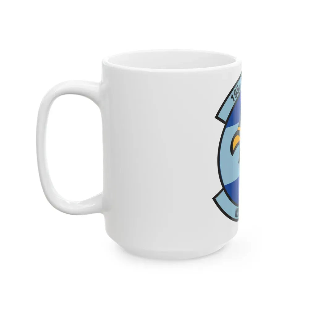 195 Fighter Squadron (U.S. Air Force) White Coffee Mug - Go Mug Yourself