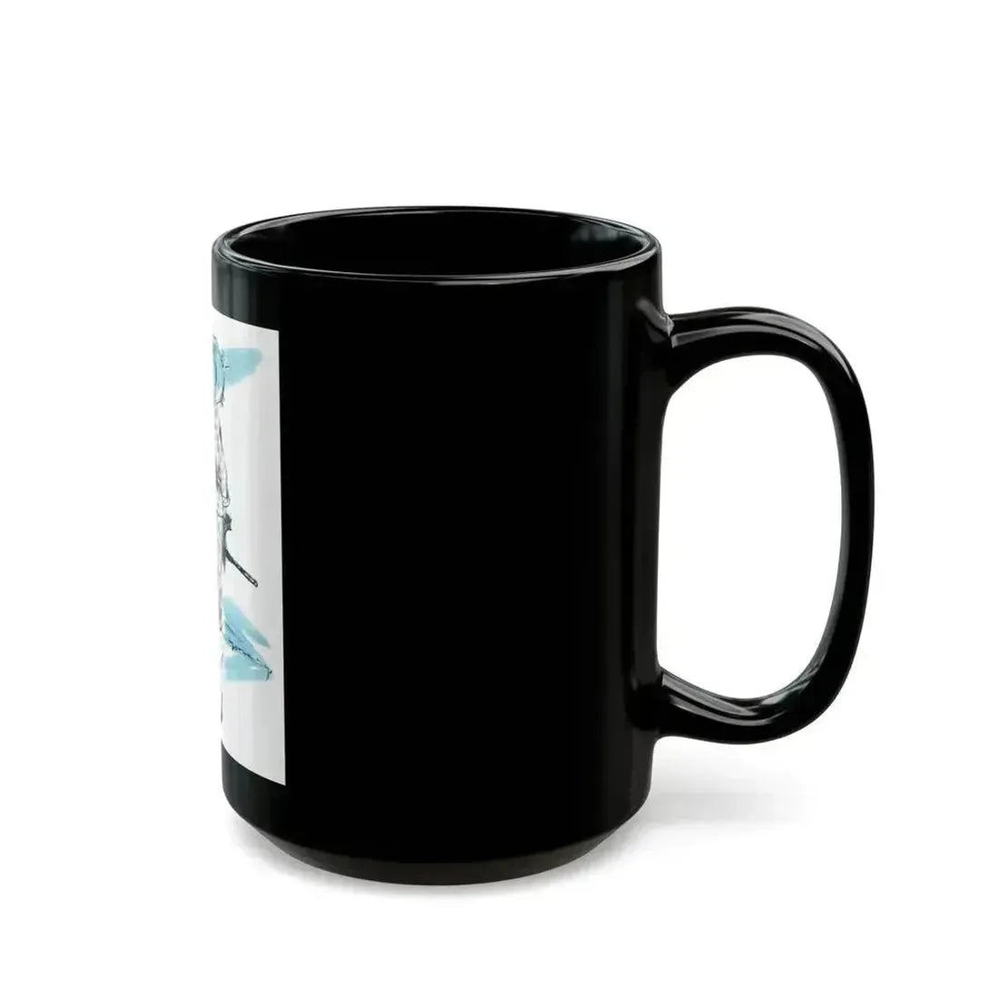 1950 fashion illustration from Woman's Journal - Black Coffee Mug - Go Mug Yourself