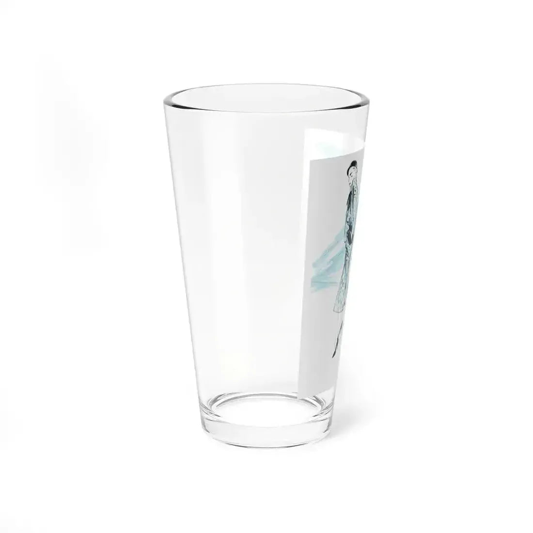 1950 fashion illustration from Woman's Journal (Magazine Illustration) Pint Glass 16oz - Go Mug Yourself