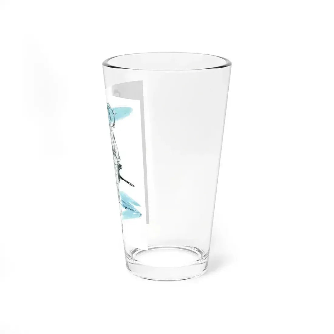 1950 fashion illustration from Woman's Journal (Magazine Illustration) Pint Glass 16oz - Go Mug Yourself