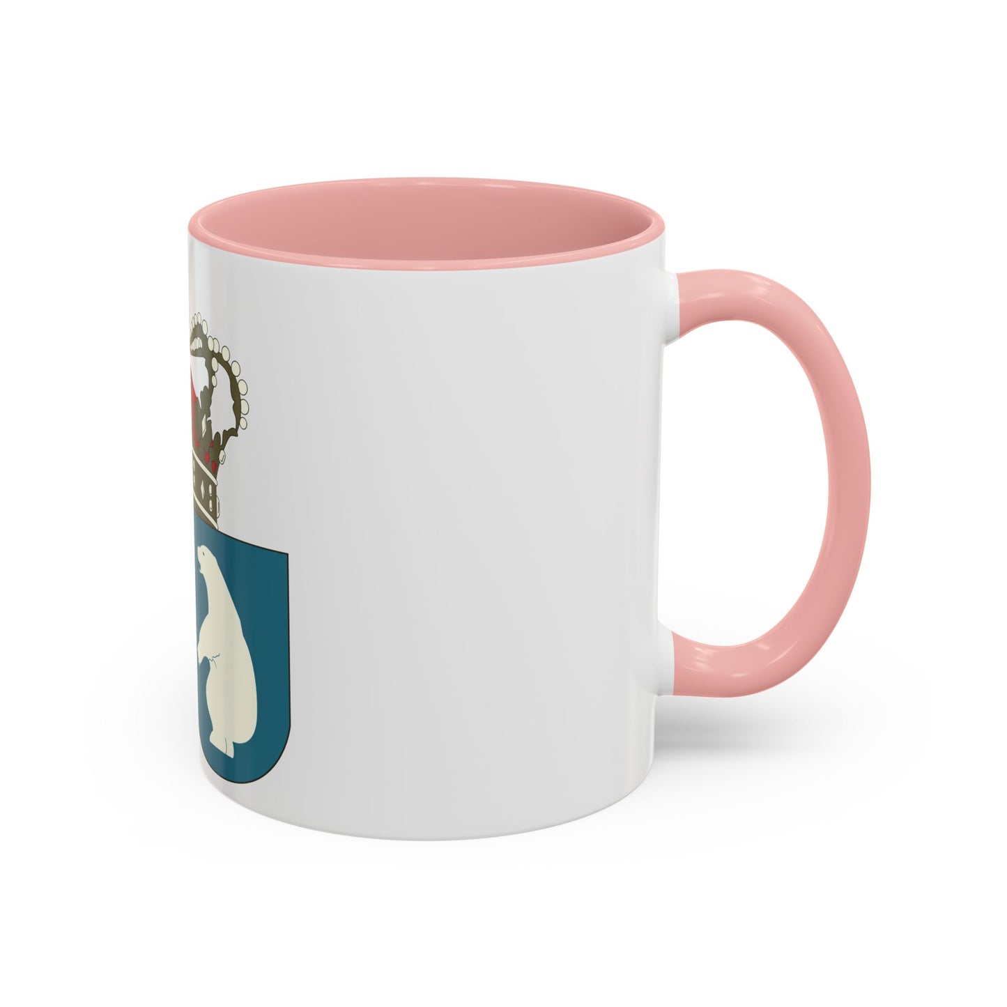 Coat of arms of the County of Greenland - Accent Coffee Mug
