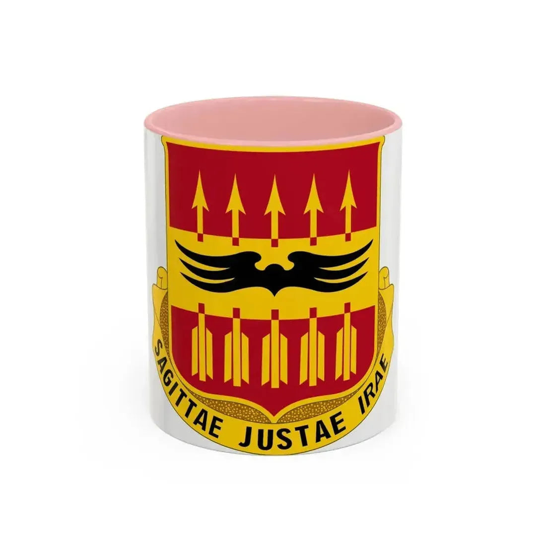 195th Antiaircraft Artillery Battalion (U.S. Army) Accent Coffee Mug 11oz Pink - Go Mug Yourself