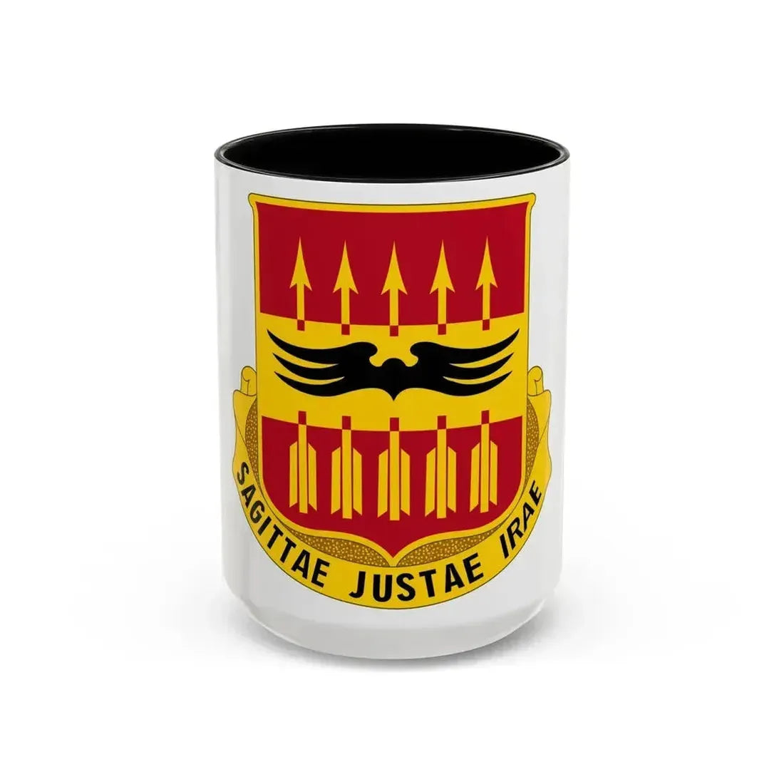 195th Antiaircraft Artillery Battalion (U.S. Army) Accent Coffee Mug 15oz Black - Go Mug Yourself