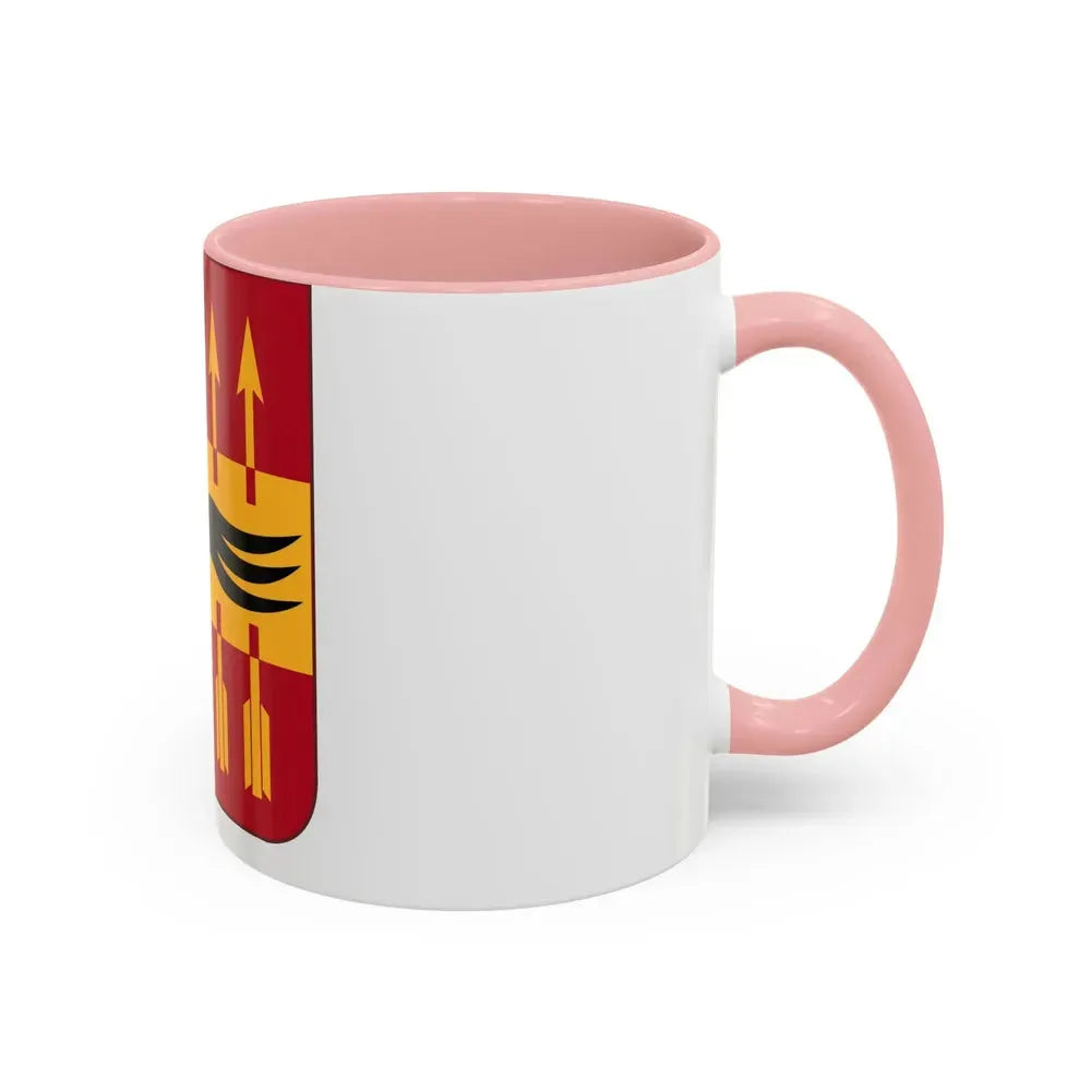 195th Antiaircraft Artillery Battalion v2 (U.S. Army) Accent Coffee Mug - Go Mug Yourself