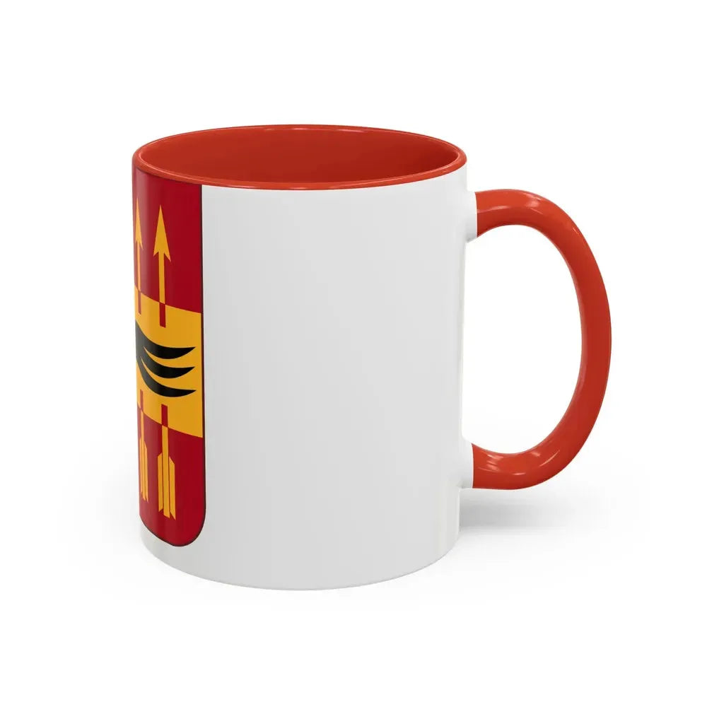 195th Antiaircraft Artillery Battalion v2 (U.S. Army) Accent Coffee Mug - Go Mug Yourself