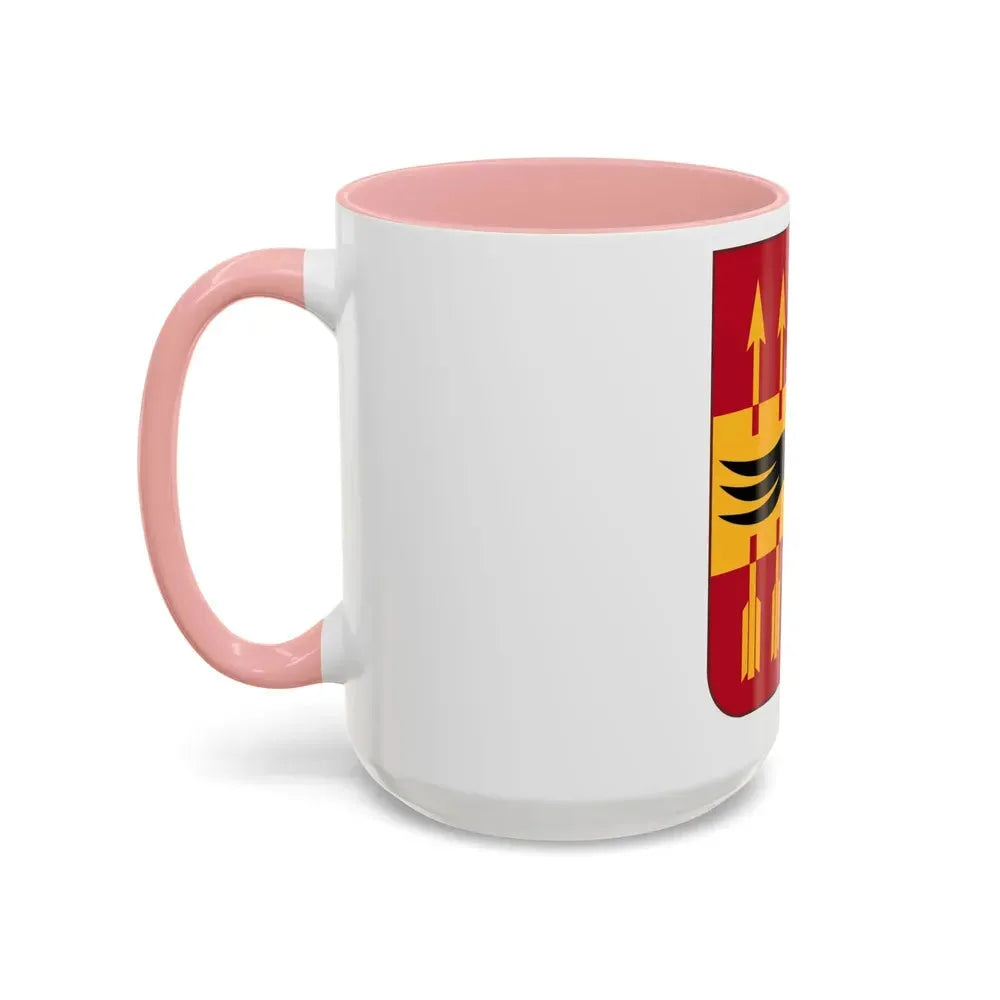 195th Antiaircraft Artillery Battalion v2 (U.S. Army) Accent Coffee Mug - Go Mug Yourself