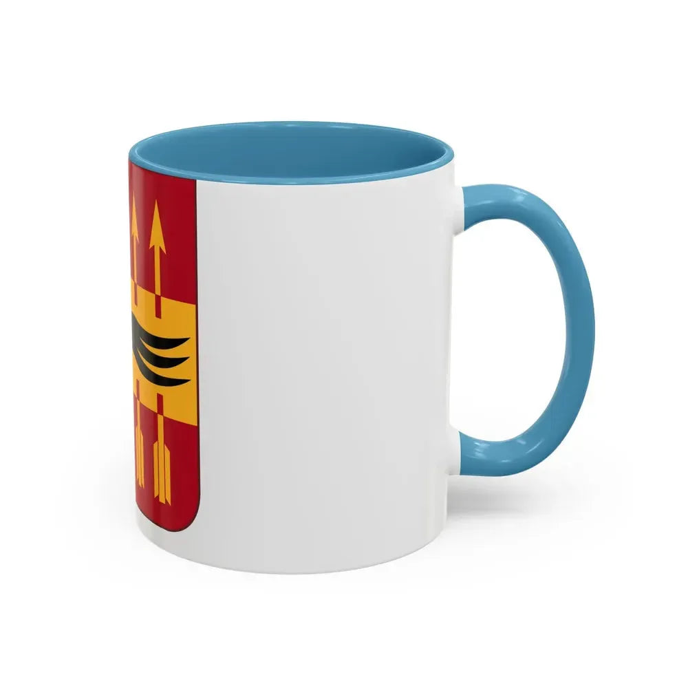 195th Antiaircraft Artillery Battalion v2 (U.S. Army) Accent Coffee Mug - Go Mug Yourself