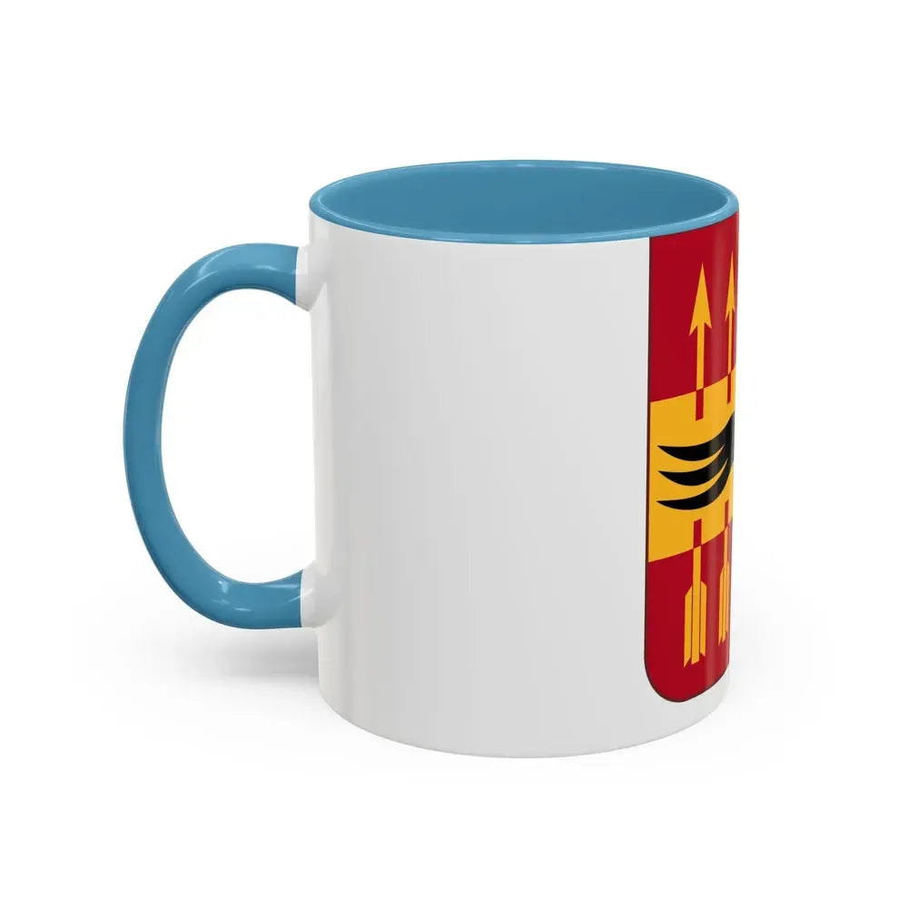 195th Antiaircraft Artillery Battalion v2 (U.S. Army) Accent Coffee Mug - Go Mug Yourself