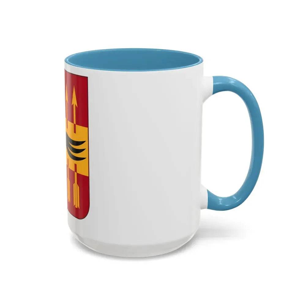 195th Antiaircraft Artillery Battalion v2 (U.S. Army) Accent Coffee Mug - Go Mug Yourself