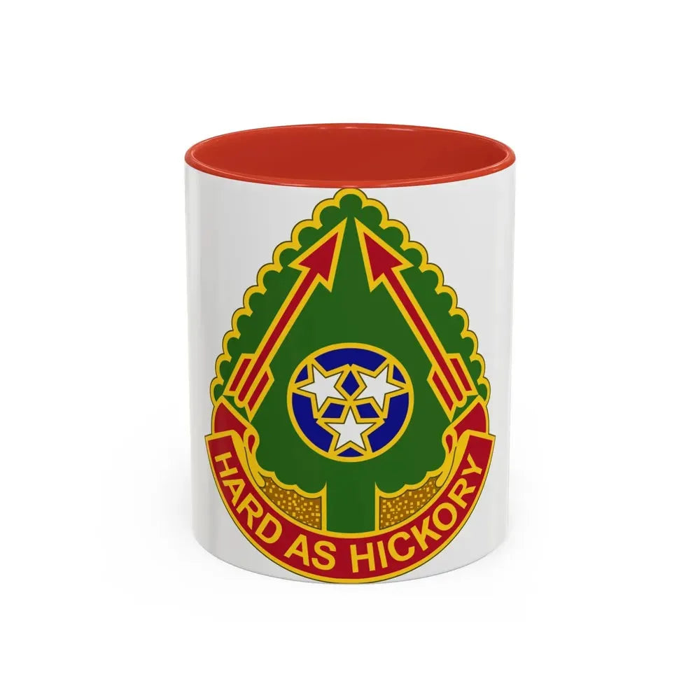 196 Field Artillery Brigade 2 (U.S. Army) Accent Coffee Mug 11oz Red - Go Mug Yourself
