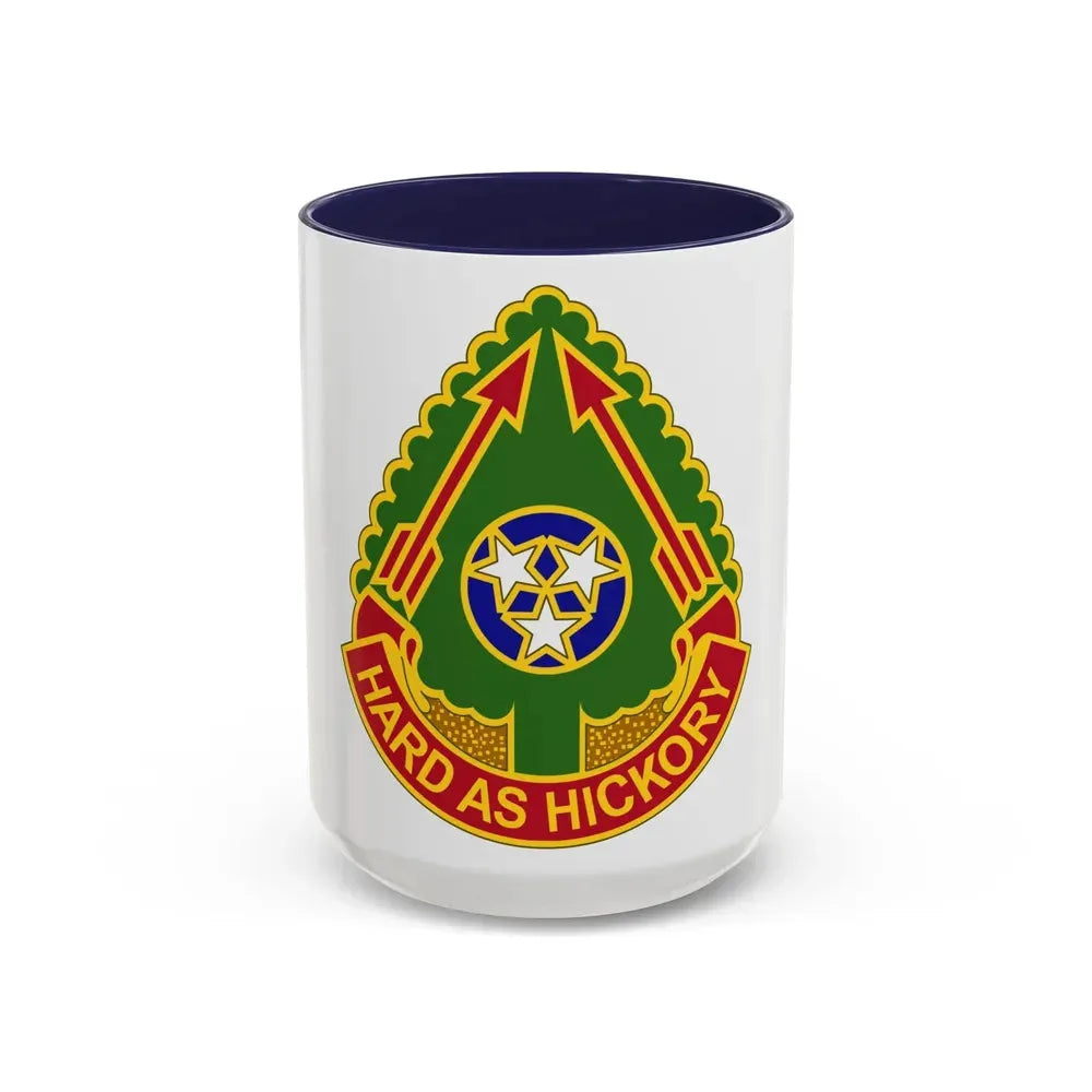 196 Field Artillery Brigade 2 (U.S. Army) Accent Coffee Mug 15oz Navy - Go Mug Yourself