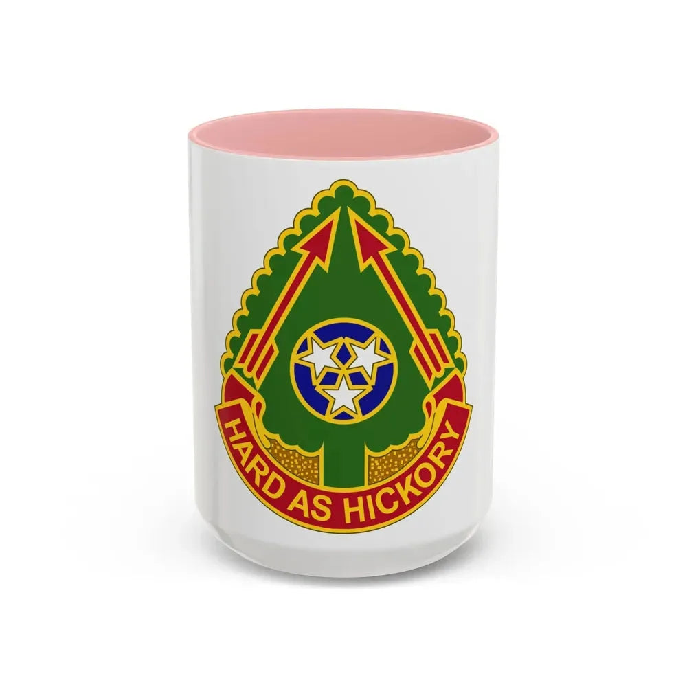 196 Field Artillery Brigade 2 (U.S. Army) Accent Coffee Mug 15oz Pink - Go Mug Yourself