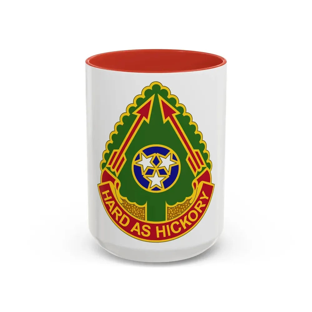 196 Field Artillery Brigade 2 (U.S. Army) Accent Coffee Mug 15oz Red - Go Mug Yourself