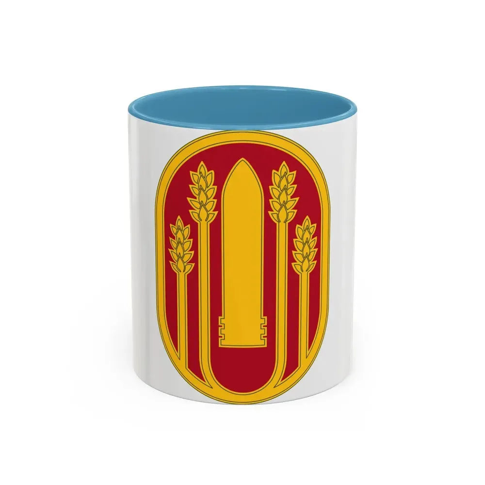 196 Maneuver Enhancement Brigade (U.S. Army) Accent Coffee Mug 11oz Light Blue - Go Mug Yourself