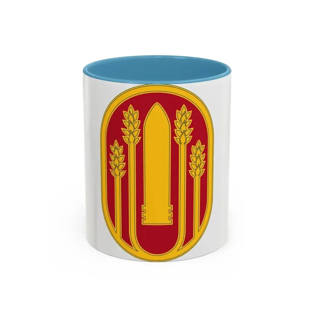 196 Maneuver Enhancement Brigade (U.S. Army) Accent Coffee Mug 11oz Light Blue - Go Mug Yourself
