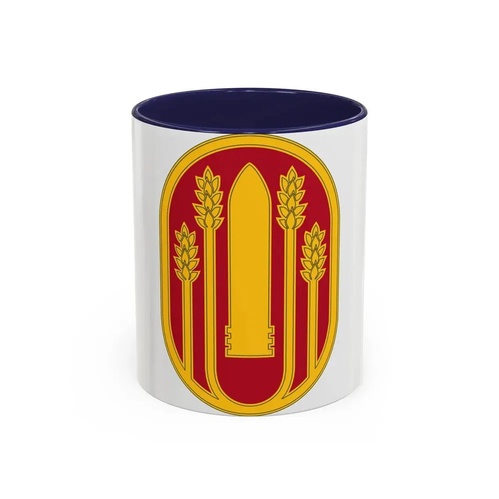 196 Maneuver Enhancement Brigade (U.S. Army) Accent Coffee Mug 11oz Navy - Go Mug Yourself