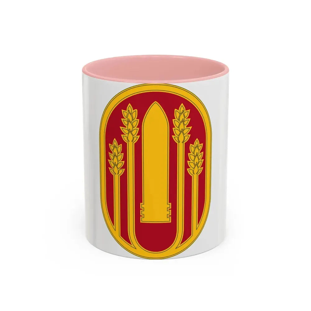 196 Maneuver Enhancement Brigade (U.S. Army) Accent Coffee Mug 11oz Pink - Go Mug Yourself