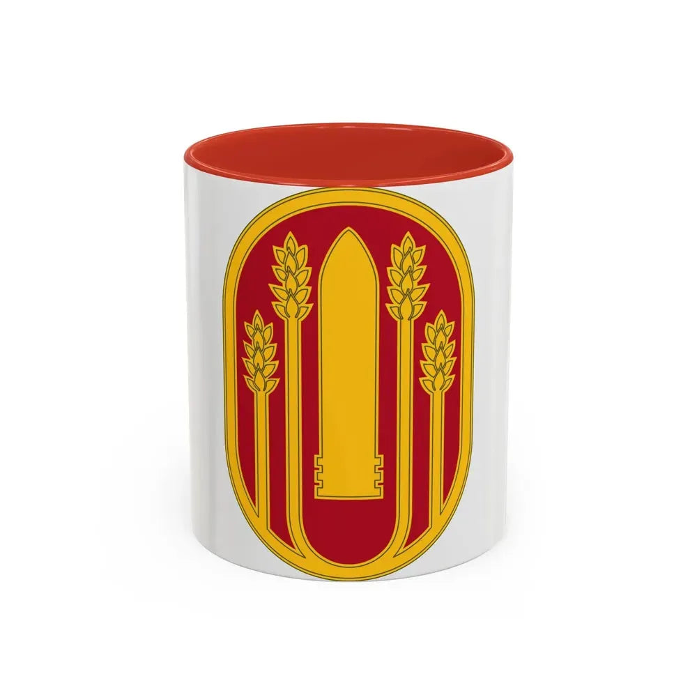 196 Maneuver Enhancement Brigade (U.S. Army) Accent Coffee Mug 11oz Red - Go Mug Yourself