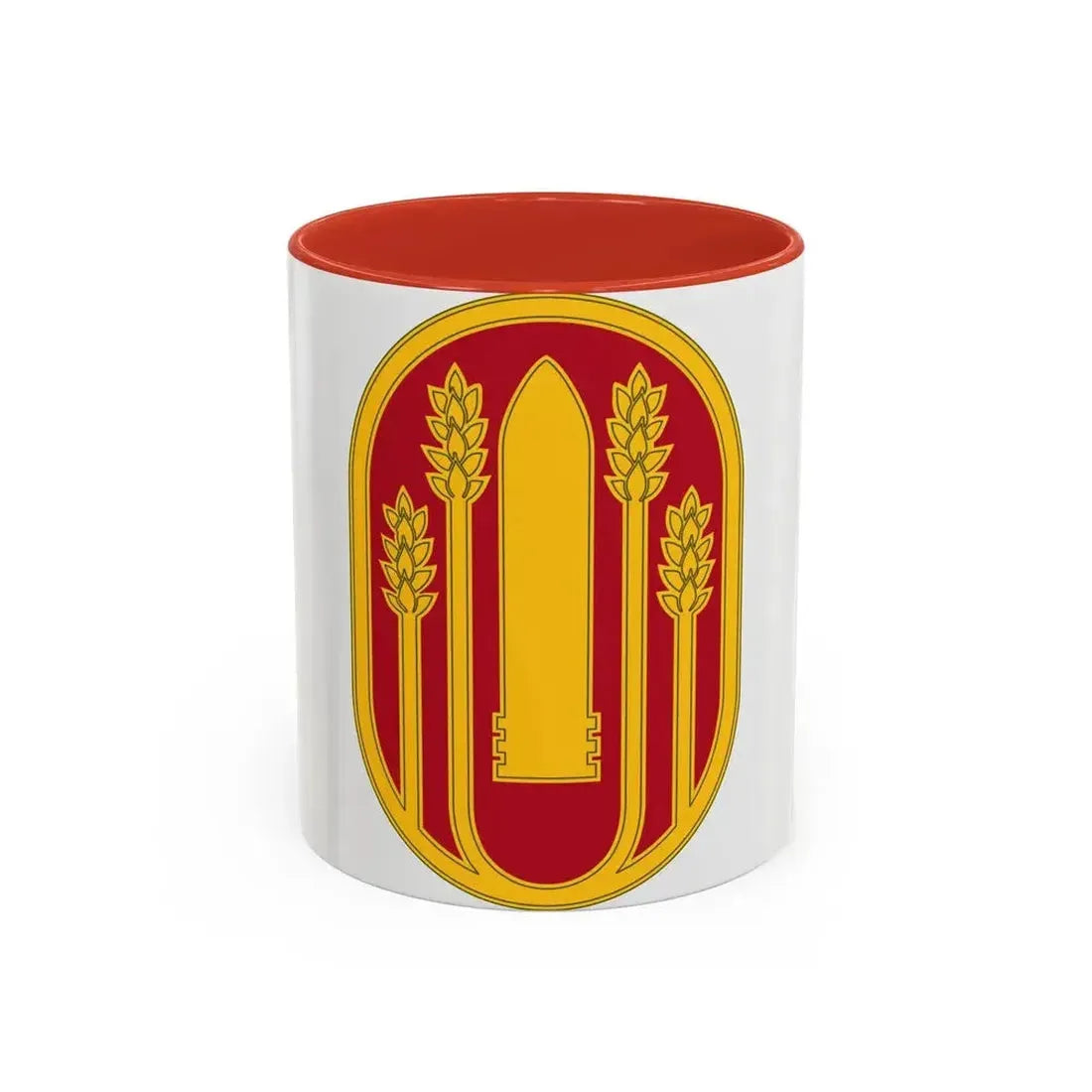 196 Maneuver Enhancement Brigade (U.S. Army) Accent Coffee Mug 11oz Red - Go Mug Yourself