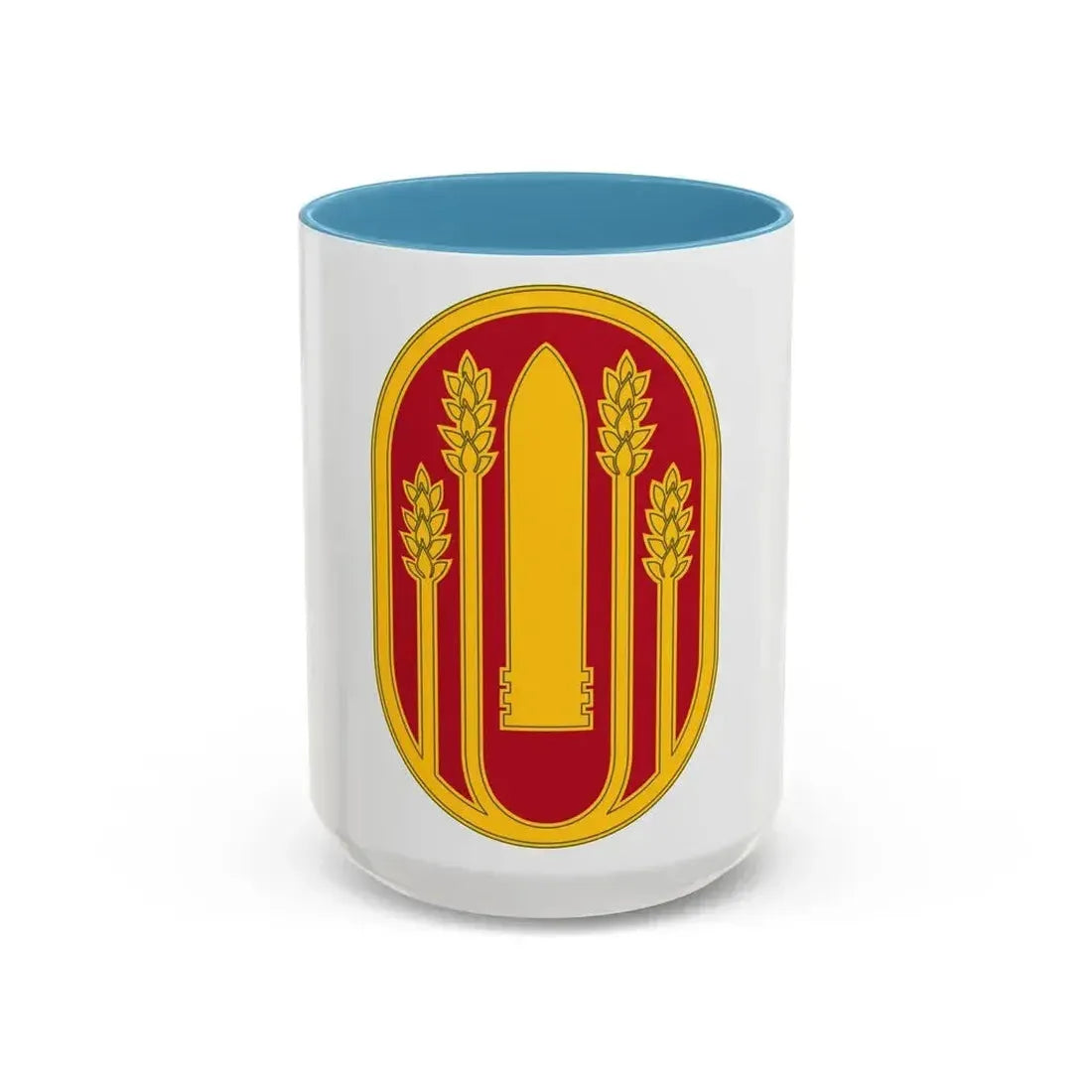 196 Maneuver Enhancement Brigade (U.S. Army) Accent Coffee Mug 15oz Light Blue - Go Mug Yourself