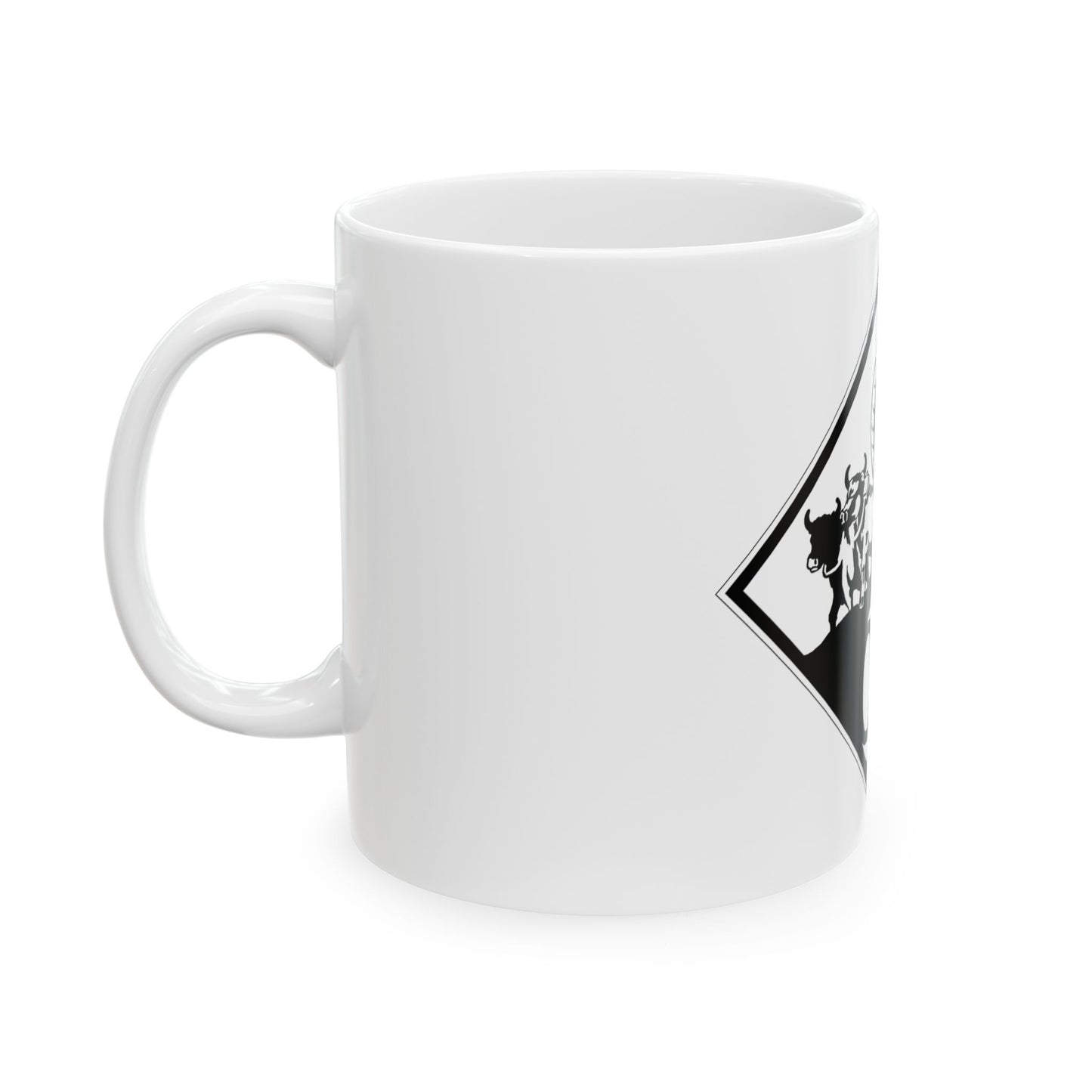 N-00 1926 template (Nebraska) (Road Sign) White Coffee Mug