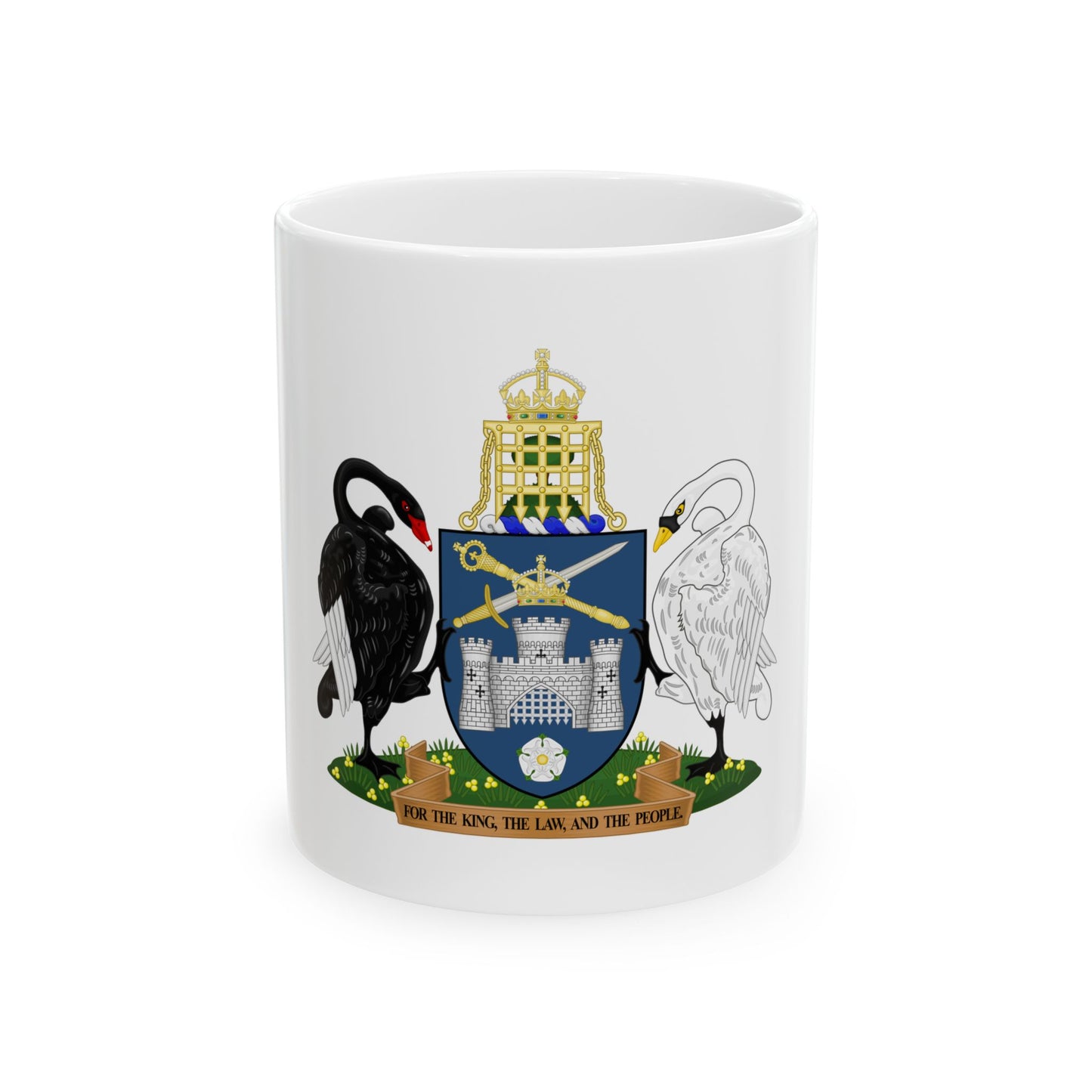 Coat of Arms of the Australian Capital Territory - White Coffee Mug