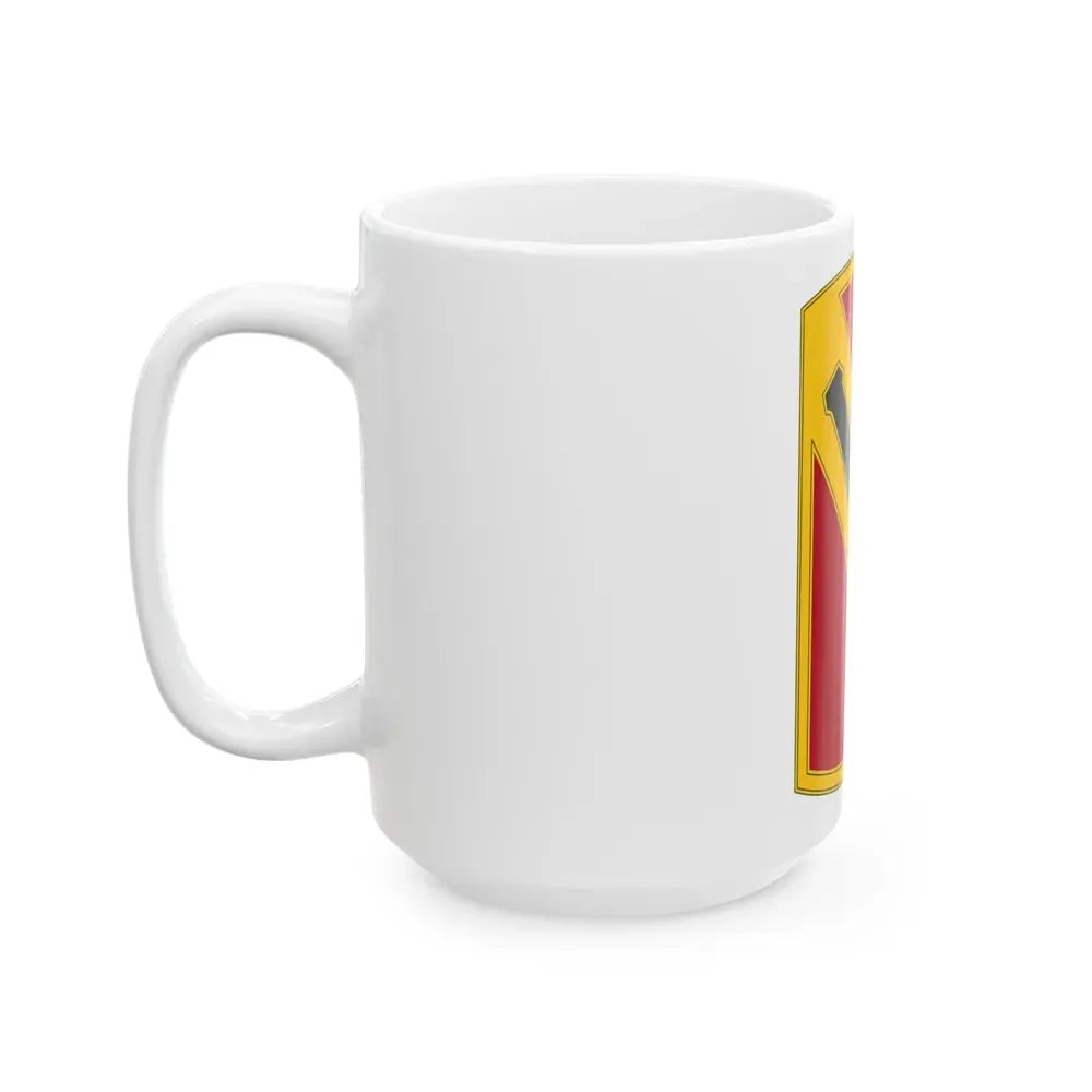 196th Field Artillery Brigade v3 (U.S. Army) White Coffee Mug - Go Mug Yourself