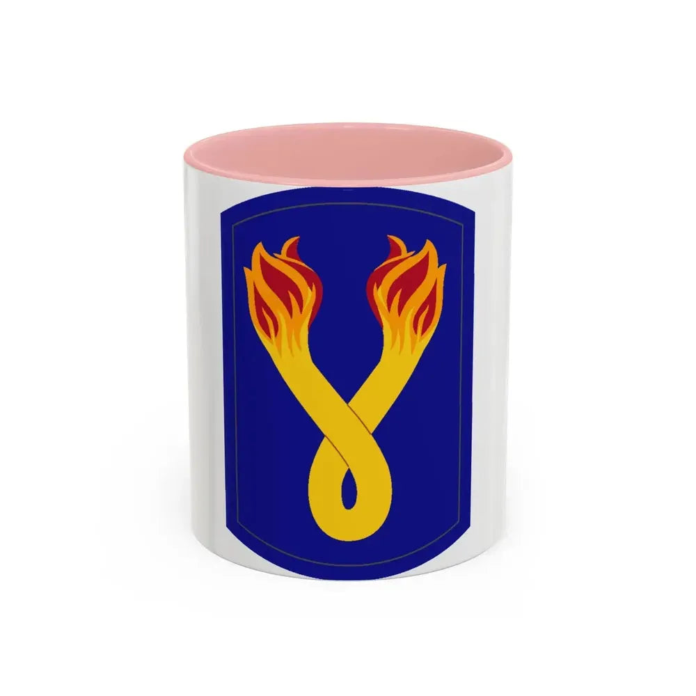 196TH INFANTRY BRIGADE 2 (U.S. Army) Accent Coffee Mug 11oz Pink - Go Mug Yourself