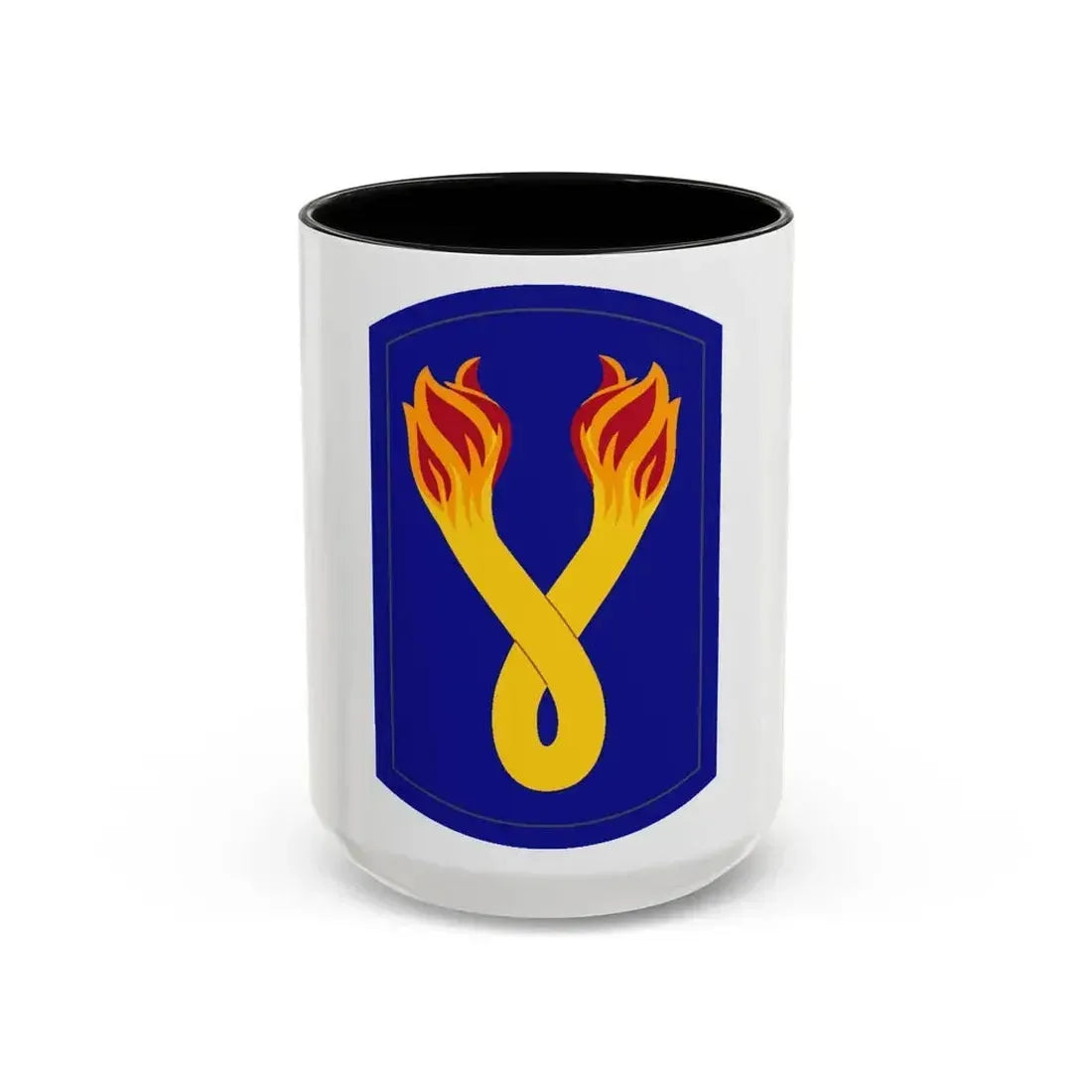196TH INFANTRY BRIGADE 2 (U.S. Army) Accent Coffee Mug 15oz Black - Go Mug Yourself