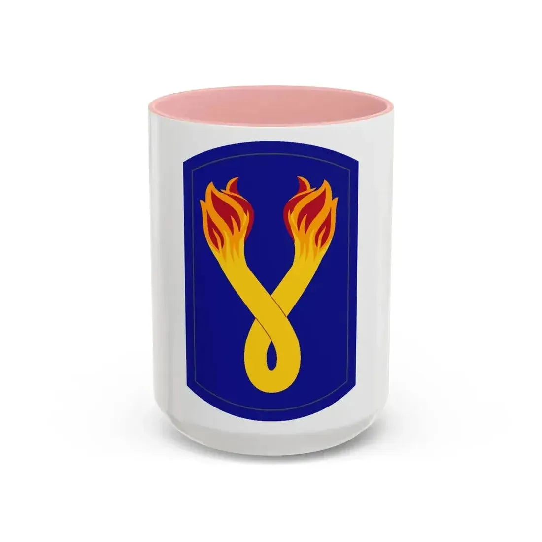 196TH INFANTRY BRIGADE 2 (U.S. Army) Accent Coffee Mug 15oz Pink - Go Mug Yourself