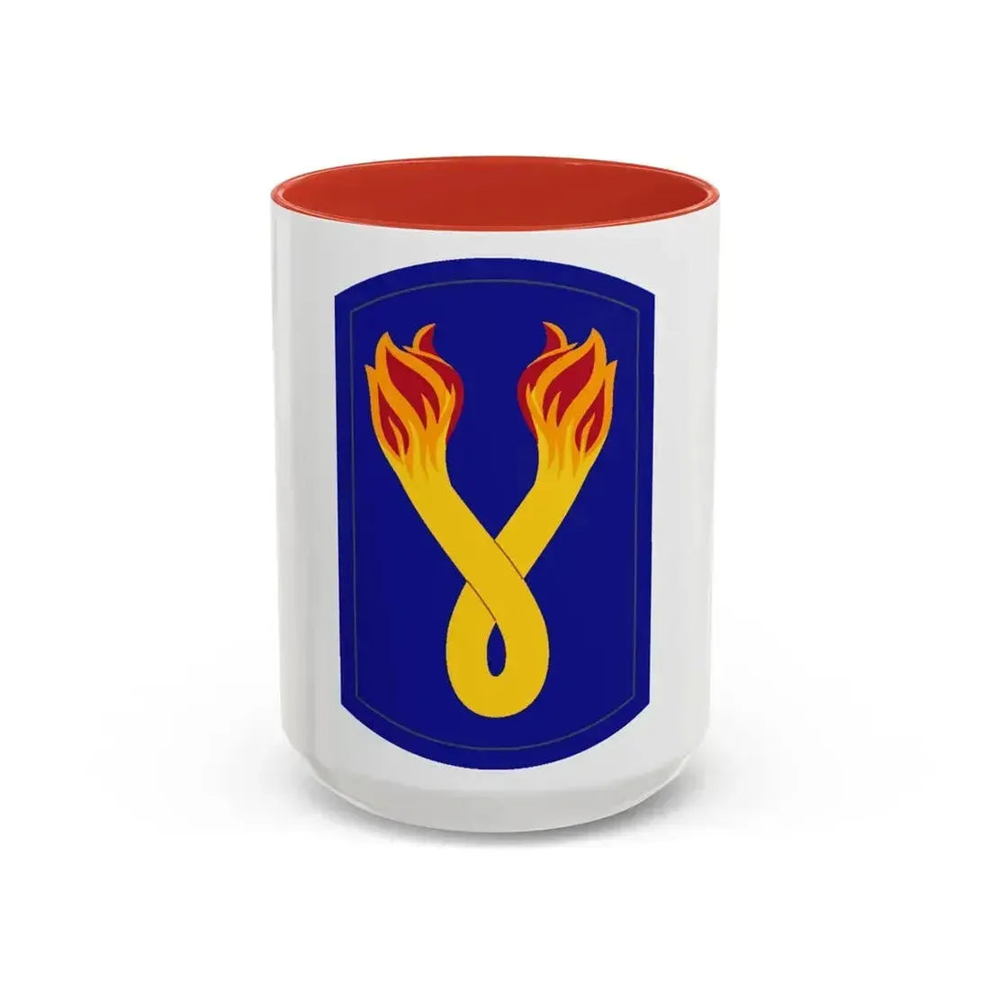 196TH INFANTRY BRIGADE 2 (U.S. Army) Accent Coffee Mug 15oz Red - Go Mug Yourself