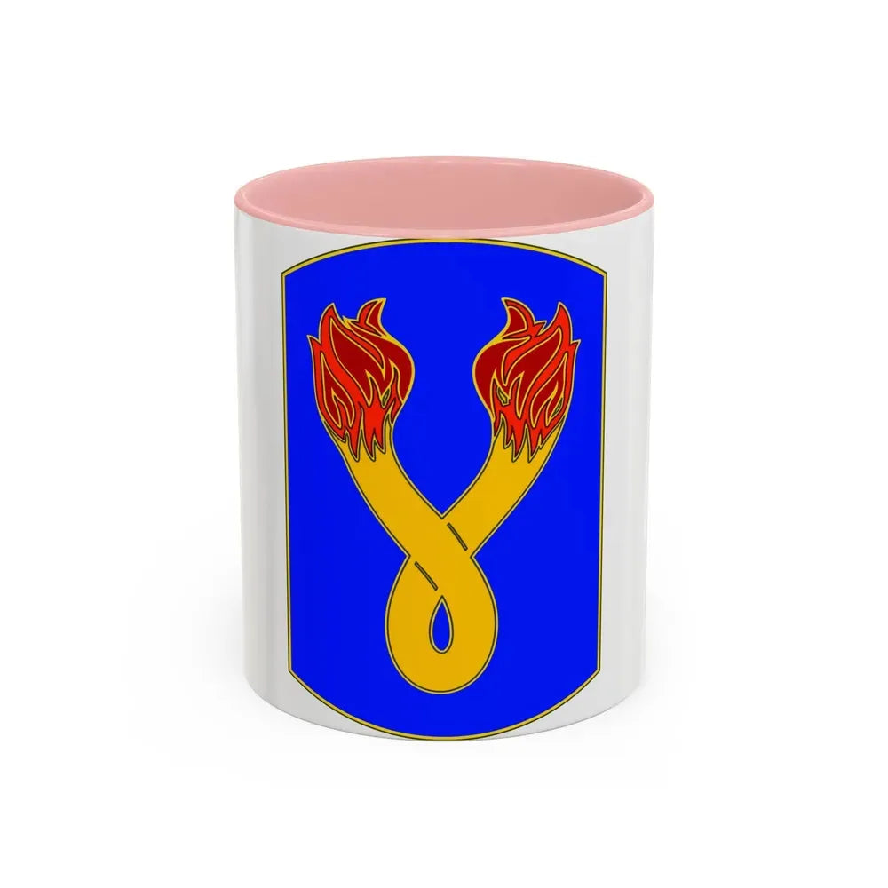 196TH INFANTRY BRIGADE (U.S. Army) Accent Coffee Mug 11oz Pink - Go Mug Yourself