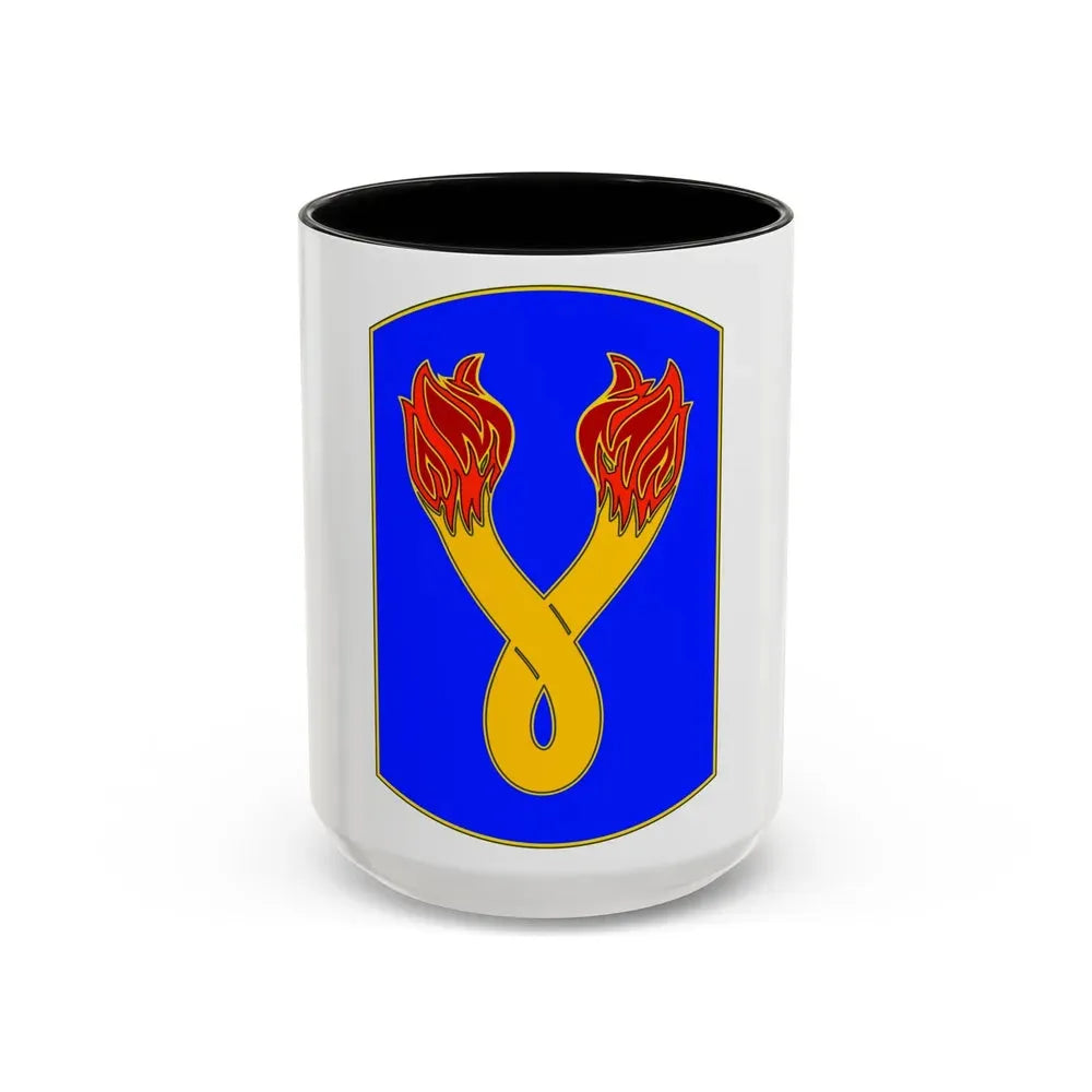 196TH INFANTRY BRIGADE (U.S. Army) Accent Coffee Mug 15oz Black - Go Mug Yourself